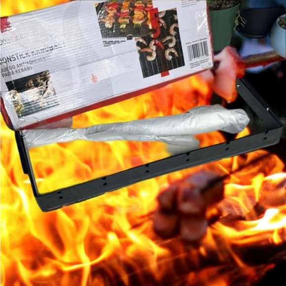 Grill Up Perfect Shish Kabobs With the Nexgrill Nonstick Kabob‎ Set - Picture 2 of 7